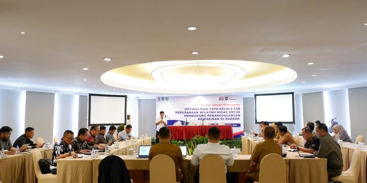 FGD “Optimalisasi Tata Kelola CSR Perusahaan Wilayah Penghasil Migas Untuk Mendukung Penanggulangan Kemiskinan di Daerah”